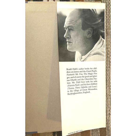 FIRST EDITION Charlie and the Great Glass Elevator Roald Dahl 1972 Hardback EUC! - Picture 9 of 9